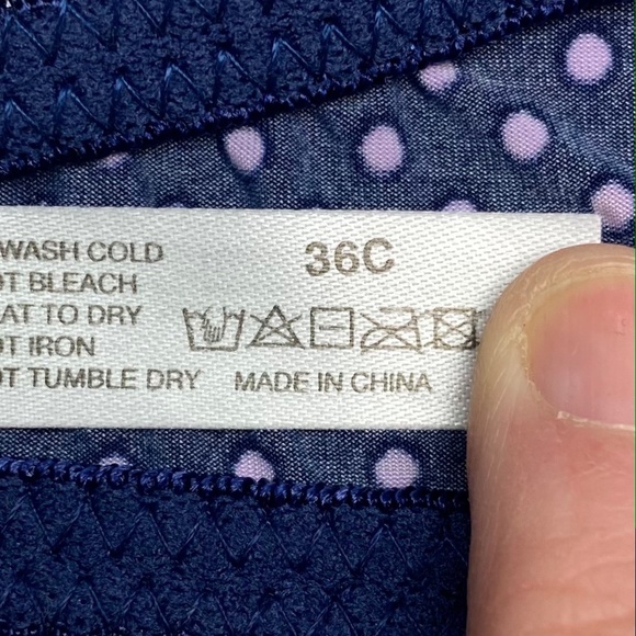 Sofra NAVY/ PURPL Demi, 36C. *P1026 - Picture 6 of 7